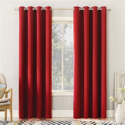 window drapes heavy fabric with metal grommets 56x84 walmart|Sun Zero Madison Room.